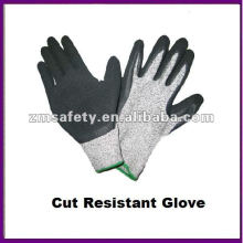 Grey PU Coated Cut Resistant Work Glove